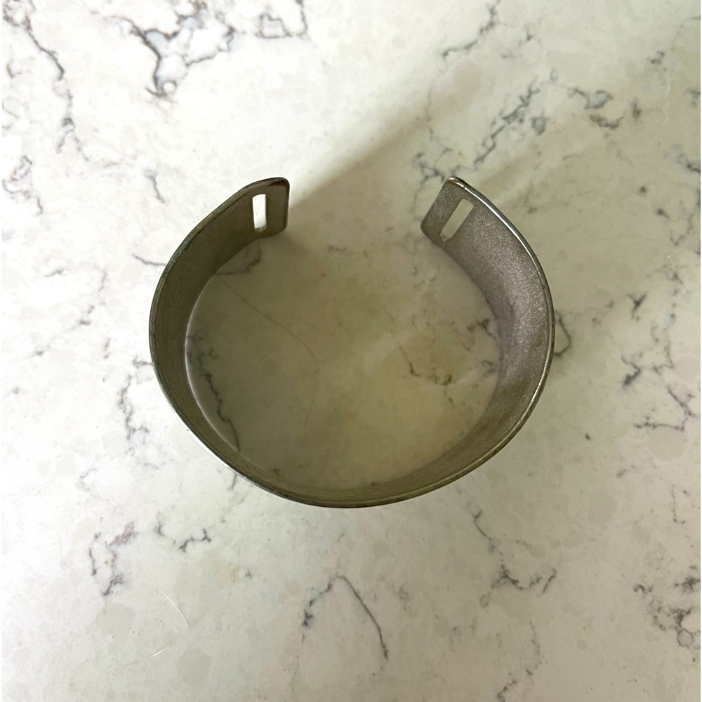 Hammered Silver Cuff Bracelet